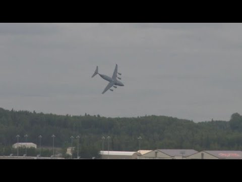 Animation vs Real Life - C-17 Air Force Base Crash #planecrash