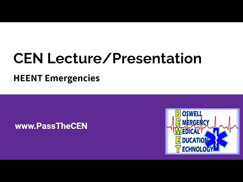 ENT/Ocular Emergencies - CEN Review Video