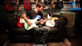 Video thumbnail for Squier Vintage Modified Surf Stratocaster Test by Bozuk Bant
