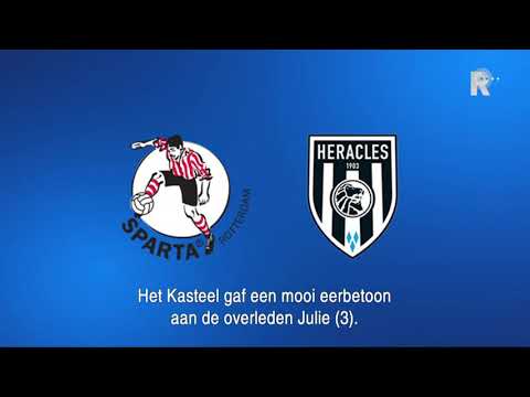 Mooi eerbetoon tijdens Sparta-Heracles voor overleden Julie (3)