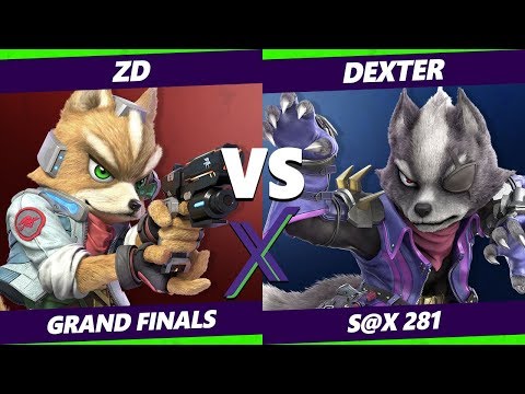 Smash Ultimate Tournament - Demise | ZD (Fox) Vs. Dexter [L] (Wolf) - S@X 281 SSBU Grand Finals