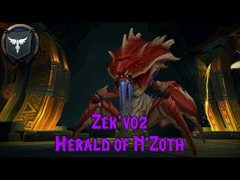 [WOW] Unknown Entity VS Zek'voz, Herald of N'Zoth Mythic - Restoration Druid PoV