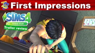The Sims 4 Fitness Stuff Pack Trailer reactions | first impressions