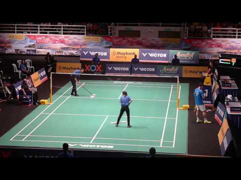 Final Lee Chong Wei vs Iskandar Zulkarnain Zainuddin  Nice Camera Badminton Malaysia Open 2016