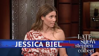 The Late Show with Stephen Colbert - Jessica Biel