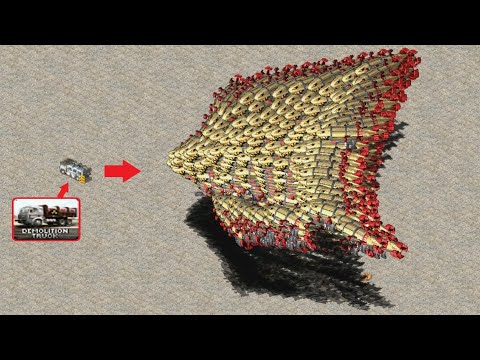 1 Demolition Truck vs 500 Kirovs - Red Alert 2