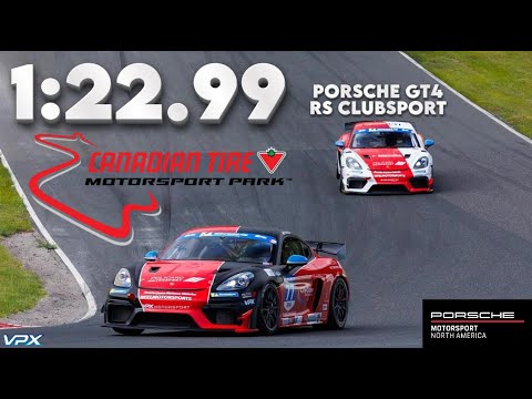 NEW LAP RECORD: 2024 Porsche 718 GT4 RS Clubsport | Canadian Tire Motorsports Park