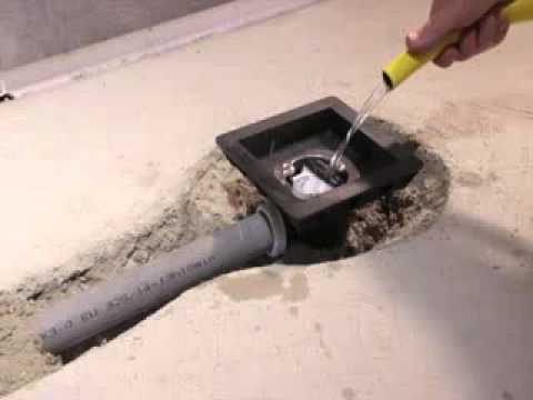 Bonde de douche extra-plate pour douche à l'italienne - Quadratto VALENTIN