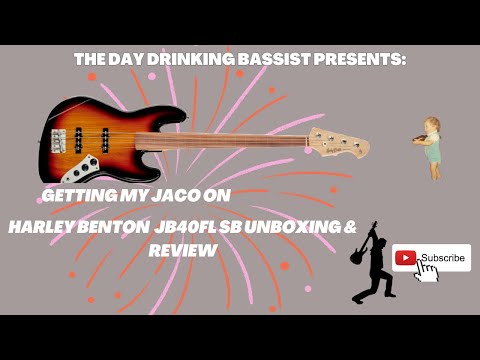 Harley Benton JB 40 FL SB Unboxing & Review