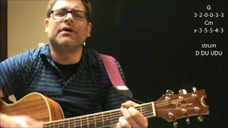 How to play &quot;How we operate&quot; by Gomez on acoustic guitar