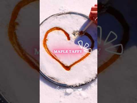 The Origin of Maple Taffy  #foodhistory #food #mapletaffy