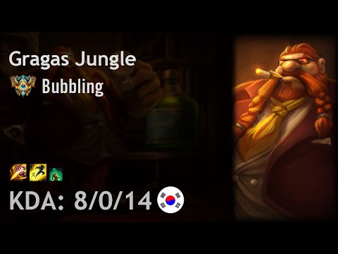 Gragas Jungle vs Rek'Sai - Bubbling - KR Challenger Patch 6.17