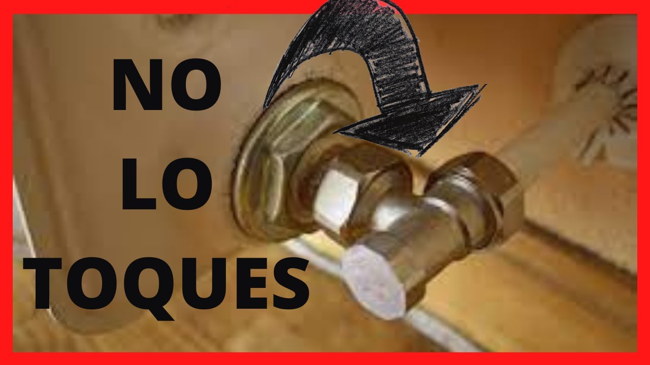 Para que sirve el detentor de un radiador