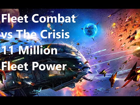 Stellaris Fleet Combat vs 11 million Crisis Fleet