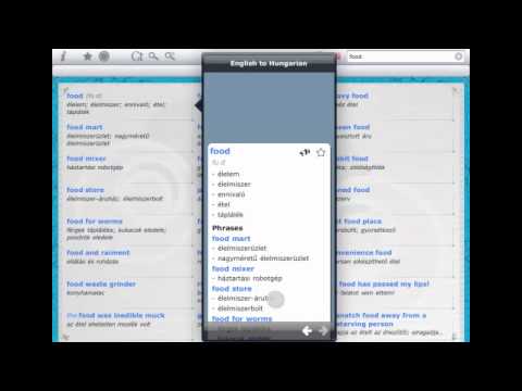 Hungarian English Dictionary & Translator for iPad by BitKnights