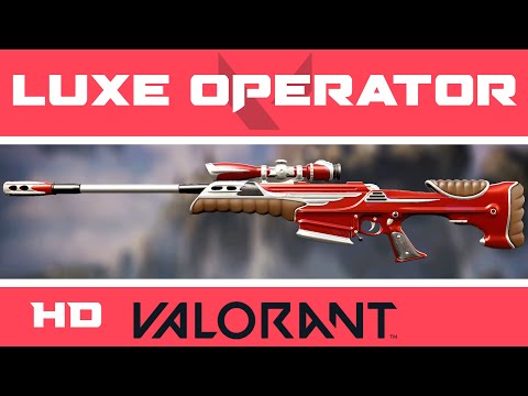 Luxe Operator VALORANT Skin | HD Skins Showcase
