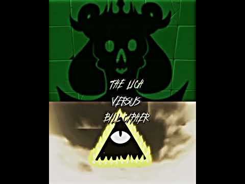 the lich saga part 7: the lich vs the collector black hat and Bill cipher #shortvideo #shortshorts
