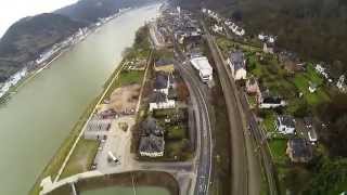 preview picture of video 'Blade 350 QX - Sankt Goar - Rhein - mit GoPro Hero3'