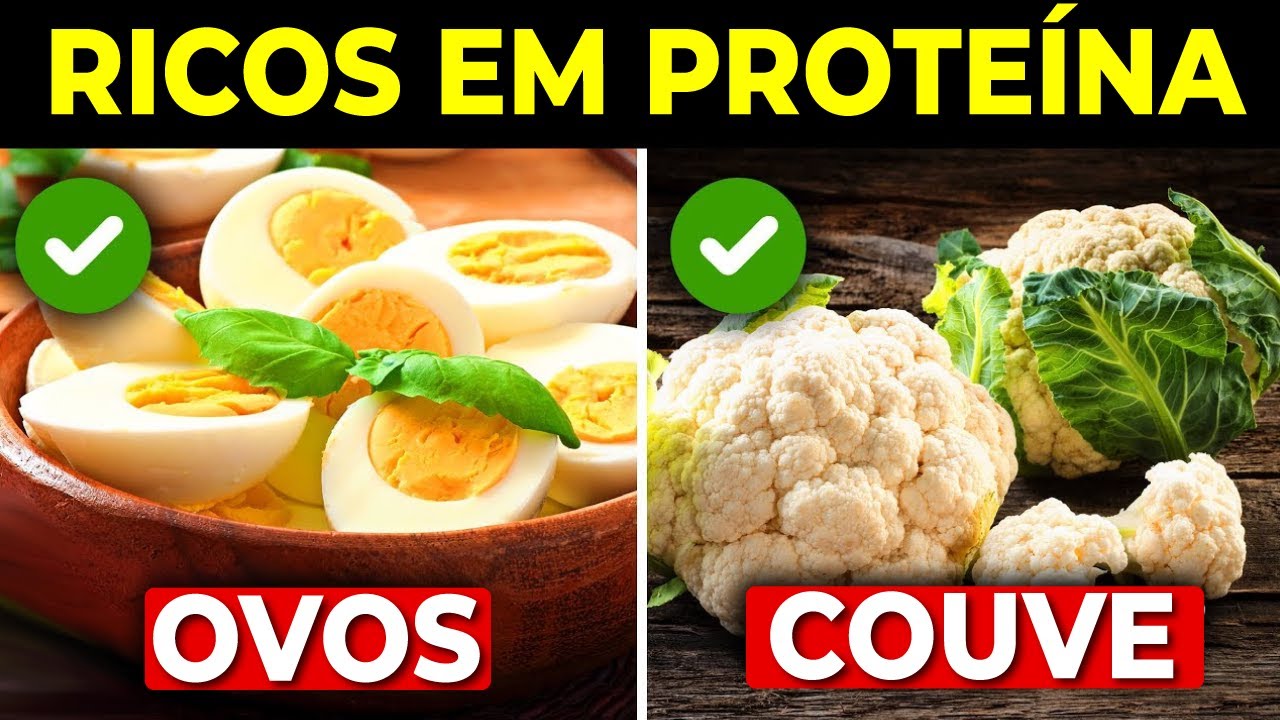 Coma ESTES 20 alimentos deliciosos ricos em PROTEÍNAS todos os dias
