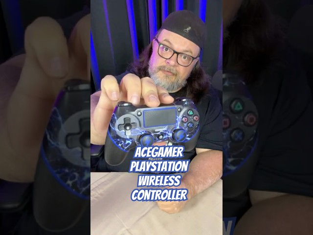 Vídeo relacionado con AceGamer Controlador Inalámbrico Para Ps4, Controlador De Juego Compatible Con Ps4/Pro/Slim/Pc, Con Turbobotón/Botón Trasero/Doble Vibración/Sensor De Giroscopio De 6 Ejes/Panel Táctil