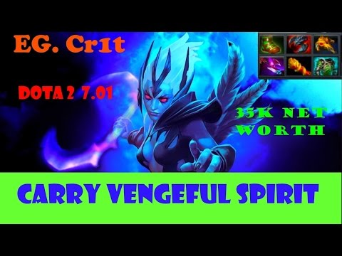 ►Dota 2: EG.Cr1T  ►Carry Vengeful Spirit  ►35k Net Worth (Dota 2 7.01)