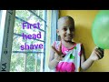 Three Years Old Toddler S First Head Shave Baby S Bald Head For The Very First Time Headshave