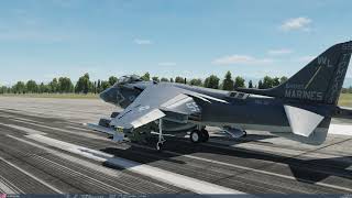 DCS AV-8B Harrier, Sky Warrior Campaign, Mission 09 "Raiding the camp" full one take.