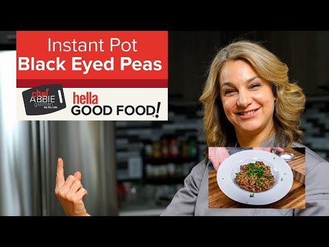 Instant Pot Black Eyed Peas