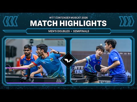 Shah/Thakkar vs Lin/Huang | MD SF | WTT Contender Muscat 2026