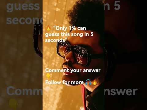 Only 1% can guess this song in 5 seconds | Blinding Lights · The Weeknd #shorts
