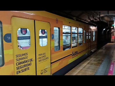 Subte Línea B | Mitsubishi Eidan Chapa P Saliendo de Leandro N Alem 