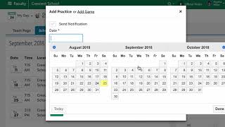 Athletics BulletinBoard Schedule Roster