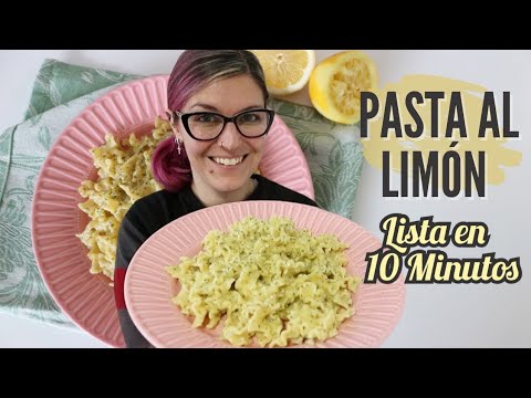 PASTA al LIMÓN *COMIDA LISTA en 10 MINUTOS* Receta Fácil y Rápida