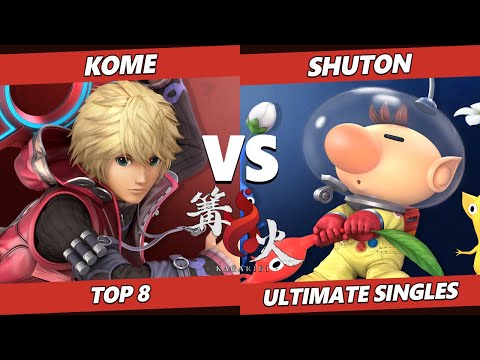 Kagaribi 7 Top 8 - Kome (Shulk) Vs. Shuton (Olimar) SSBU Ultimate Tournament