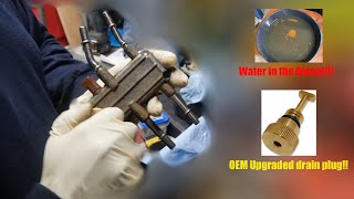 HFCM manifold cleaning, gasket change, and drain plug for the Excursion!