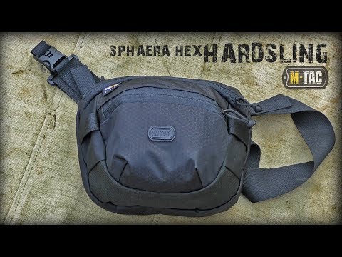 M-Tac сумка Sphaera Hex Hardsling Bag Gen.II Elite Black (черный) тактическая - фото 2 - id-p1864208312