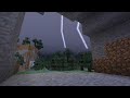 Minecraft Nostalgia - Rain Cave View [10  Hours Visualizer]