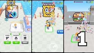 Block Crusher: Break The Wall - Gameplay Walkthrough Part 1 Stickman Block Crusher Stack Machine