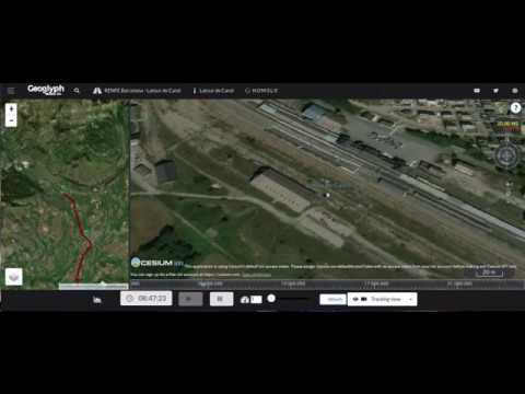 RENFE train tracking  line Latour de Carol to Barcelona