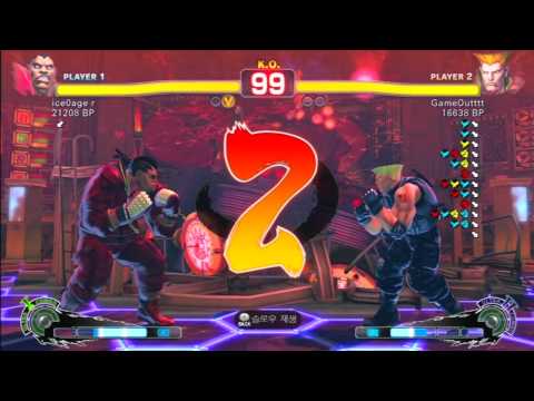 SSF4 Rank Match  ice0age r (BO)  vs  GameOutttt (GU)
