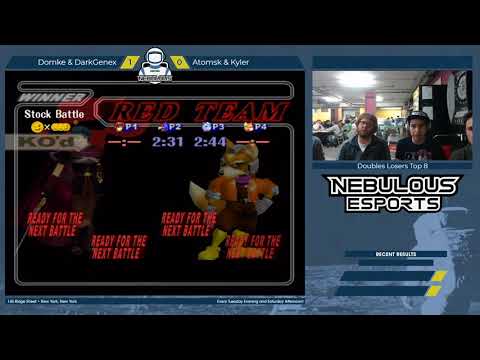 Nebs After Dark Finale: Doubles Losers Top 8: Domke & DarkGenex vs. Atomsk & Kyler