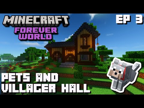 We Built an EPIC Villager Trading Hall in Duo Forever World 🔥