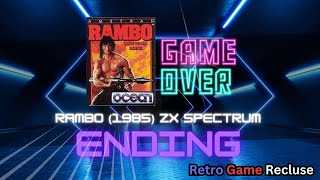 Rambo: First Blood Part II (1985) Sinclair ZX Spectrum ending Sylvester Stallone [Retro Gaming]