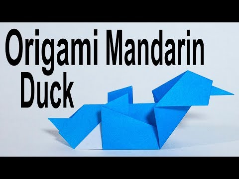 Origami Mandarin Duck Tutorial (Traditional)