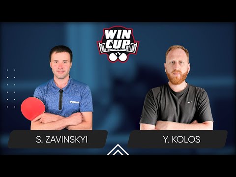 12:00 Serhii Zavinskyi - Yurii Kolos West 1 WIN CUP 13.02.2024 | TABLE TENNIS WINCUP