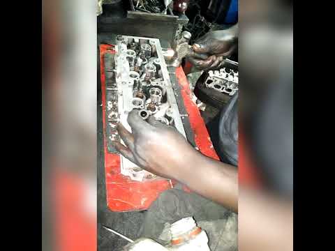 Full reconditioning of an Isuzu Kb200 petrol cylinder head  I don't own copy rights of music playing