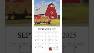Beckoning Barns | 2025 Square Wall Calendar | Artwork of Lori Deiter