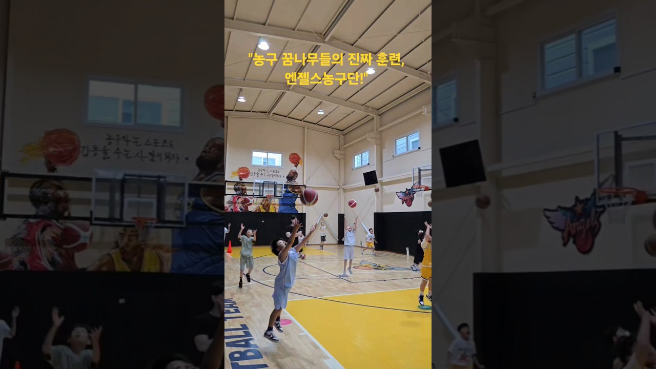 "농구 실력이 쑥쑥! 엔젤스농구단 유소년반" #엔젤스농구단 #쇼츠 #shorts #southkorea #프로농구#국가대표 #nba ##kbl #피땀눈물 아이들과가족들이웃는그날까지~