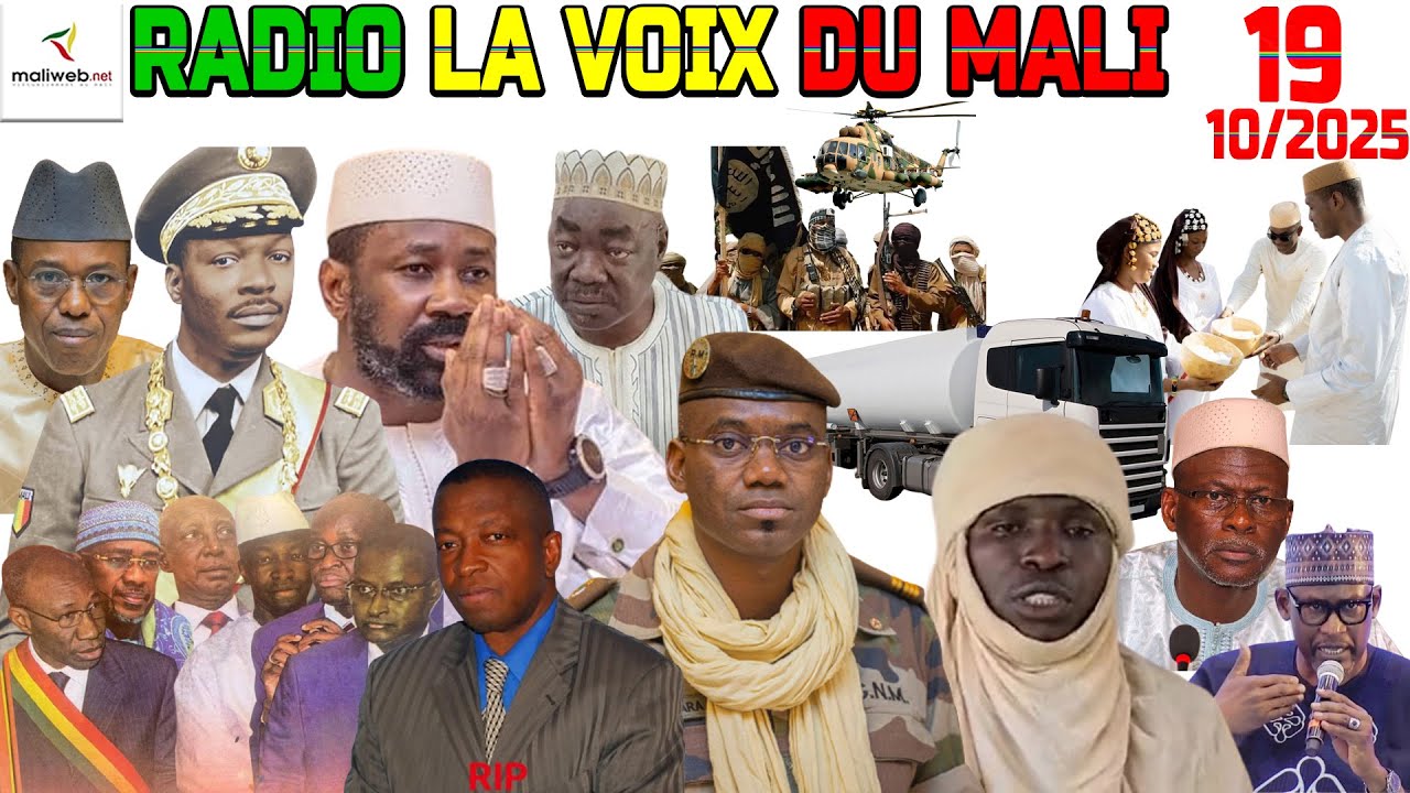 La Revue de Presse de la RADIO LA VOIX DU MALI du 20 Octobre 2025