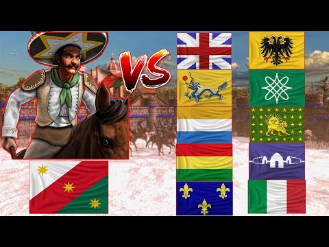 Chinaco/Charros vs All Heavy Cavalry Units part 1 ( Total Resource ) Ao3 Battle